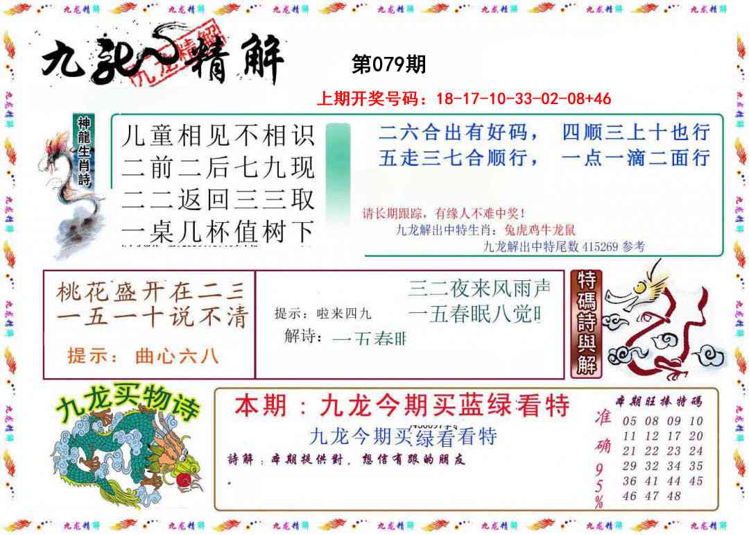 079期九龙精解[图]